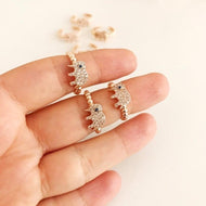 Zirconia Elephant Ring - Evileyefavor